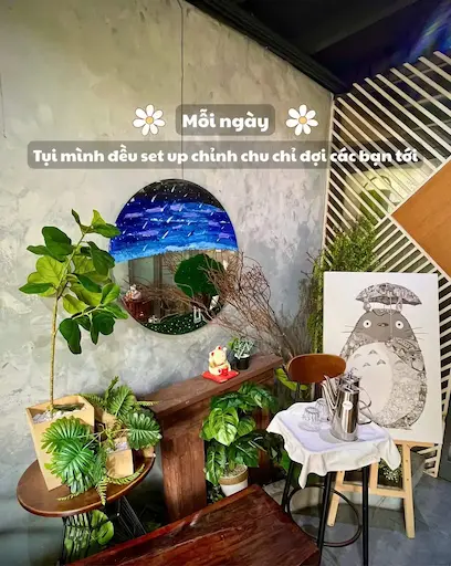 trang trí của quán